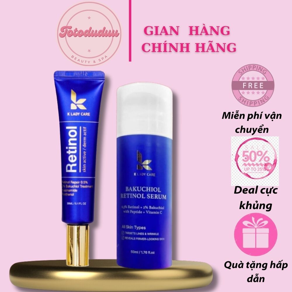 Kem & Serum Dưỡng Ngăn Ngừa Lão Hoá Căng Bóng Da K Lady Care