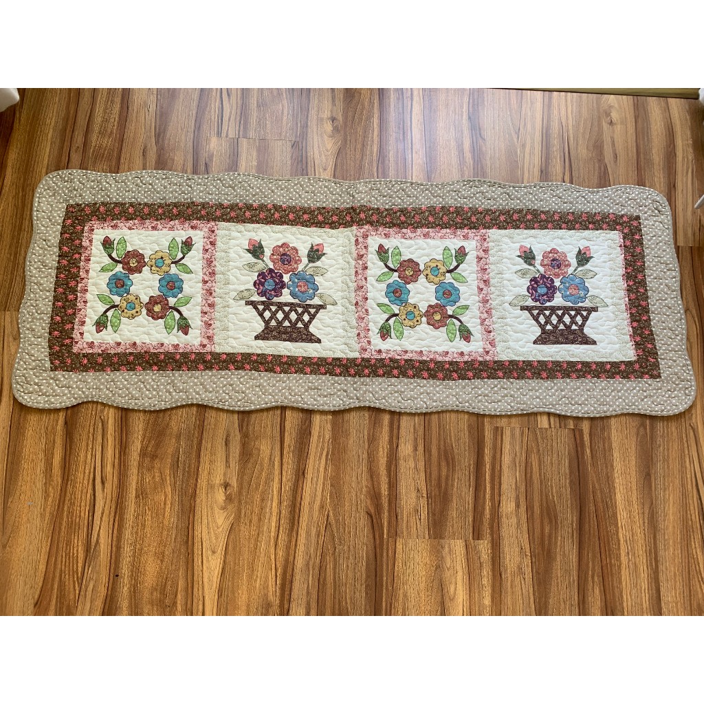 Thảm dài nhà bếp hoặc để cạnh giường, 100% Cotton siêu thấm hút, họa tiết đáng yêu