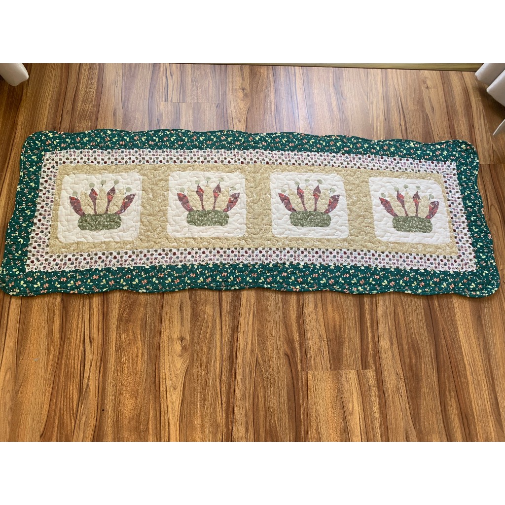 Thảm dài nhà bếp hoặc để cạnh giường, 100% Cotton siêu thấm hút, họa tiết đáng yêu
