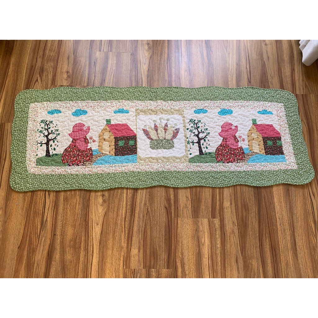 Thảm dài nhà bếp hoặc để cạnh giường, 100% Cotton siêu thấm hút, họa tiết đáng yêu