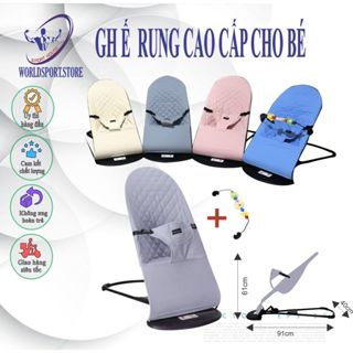 Ghế Nhún Rung Cao Cấp chống võng lưng cho trẻ sơ sinh từ 2 tháng đa năng