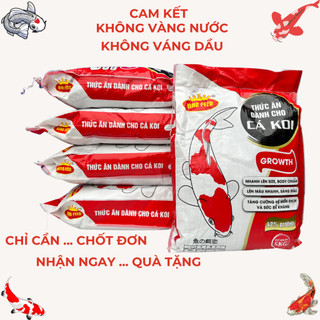 Cám cá koi thức ăn cá koi siêu tăng trưởng king feed gói 1kg 34k