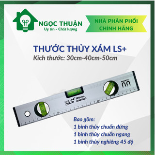 [Chính hãng] Thước thủy xám LS+ 30cm 40cm 50cm