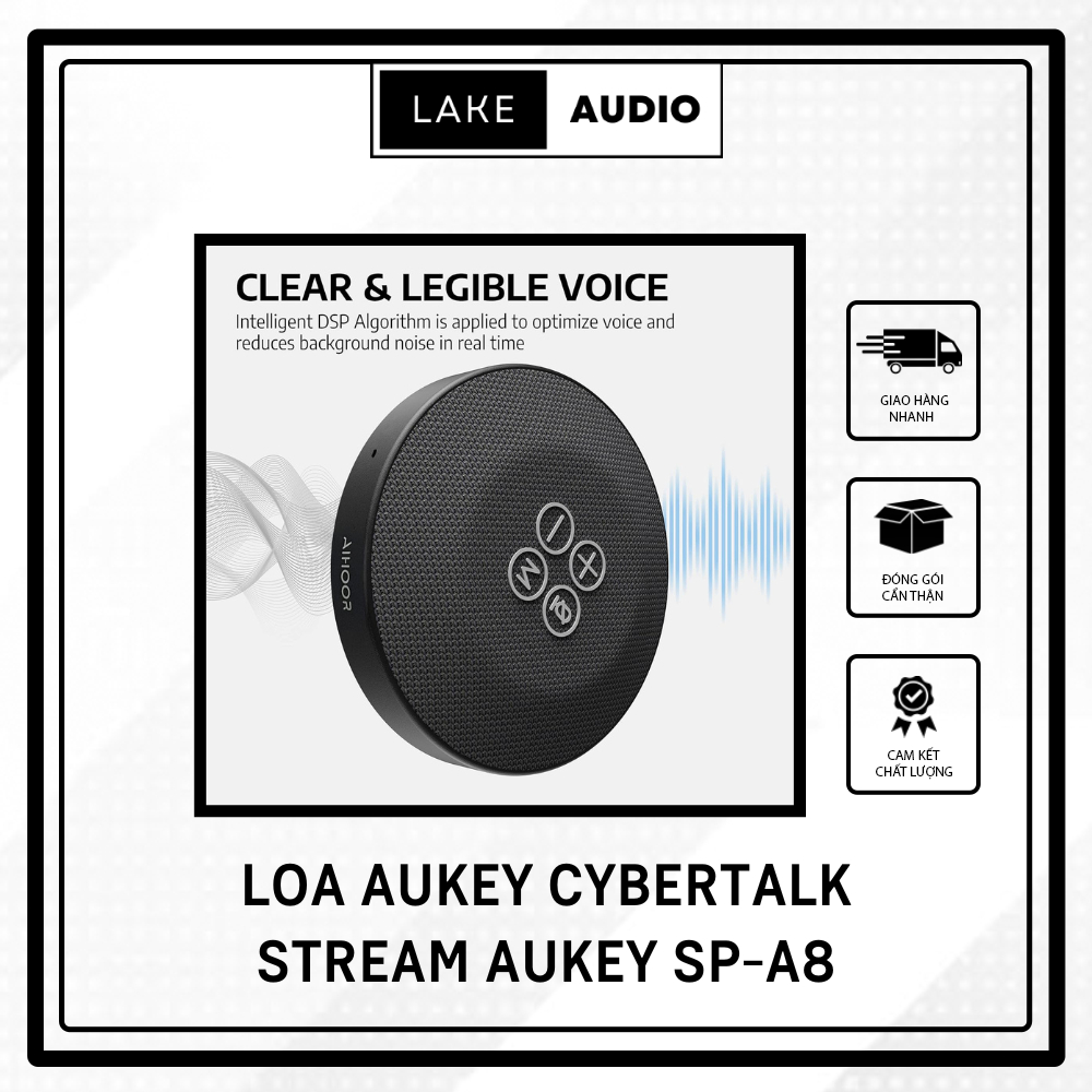 Loa bluetooth Aukey CyberTalk Stream Aukey SP - A8 chính hãng fullbox