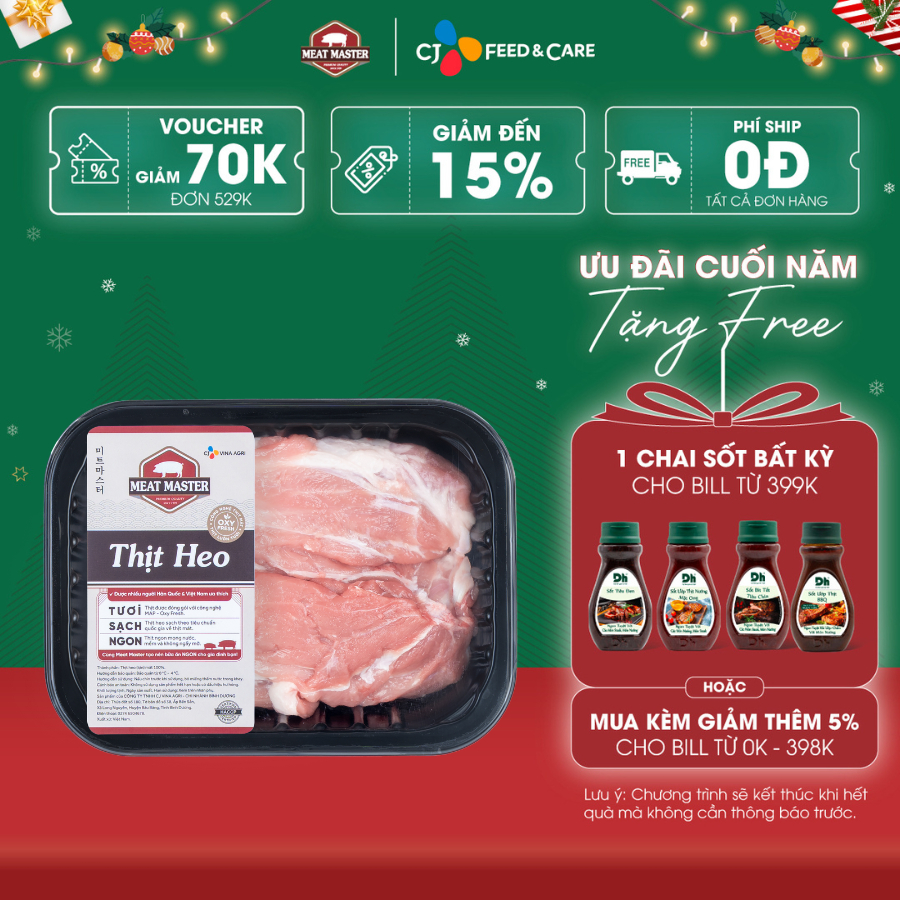 Bắp giò heo rút xương Meat Master (400G) - Thịt heo tươi