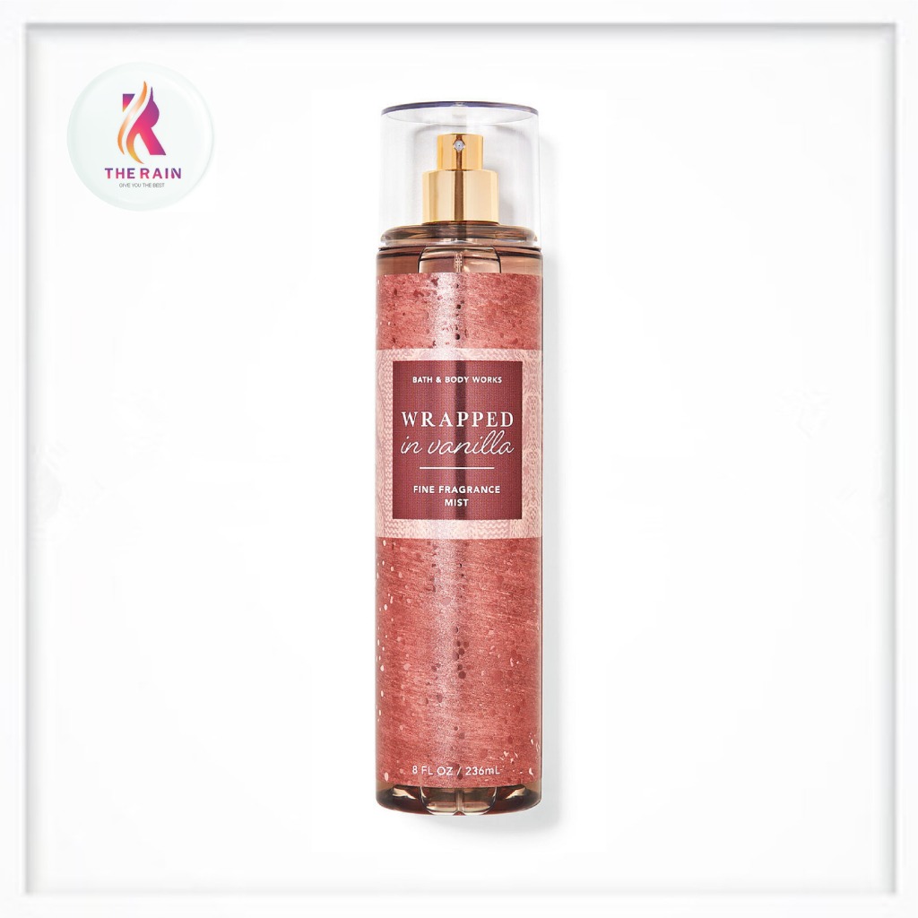 Xịt thơm toàn thân Bath & Body Works Wrapped In Vanilla 236ml