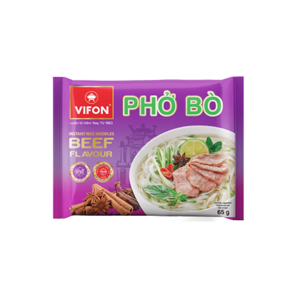 Thùng 30 gói phở bò Vifon 65g