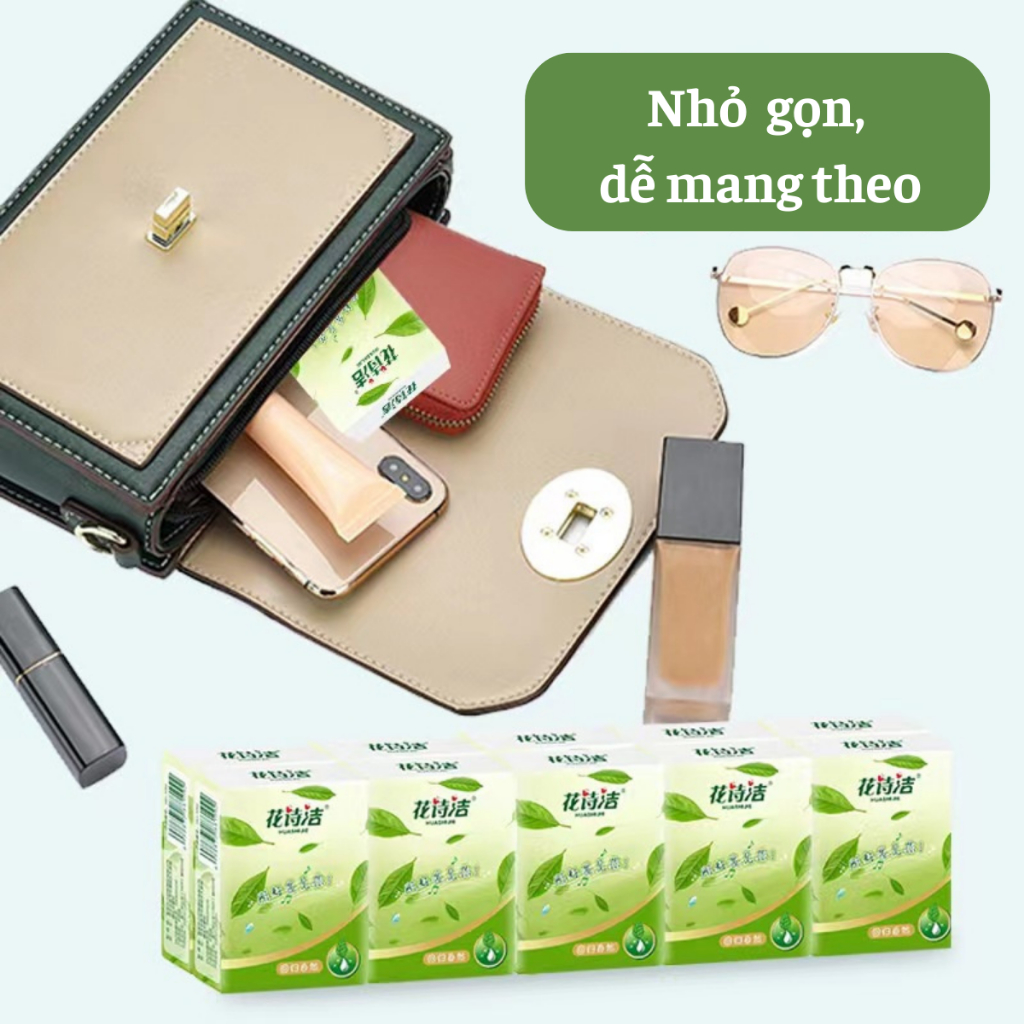 Khăn giấy 2 Lớp Giấy ăn gấu trúc, thùng giấy ăn rút cao cấp
