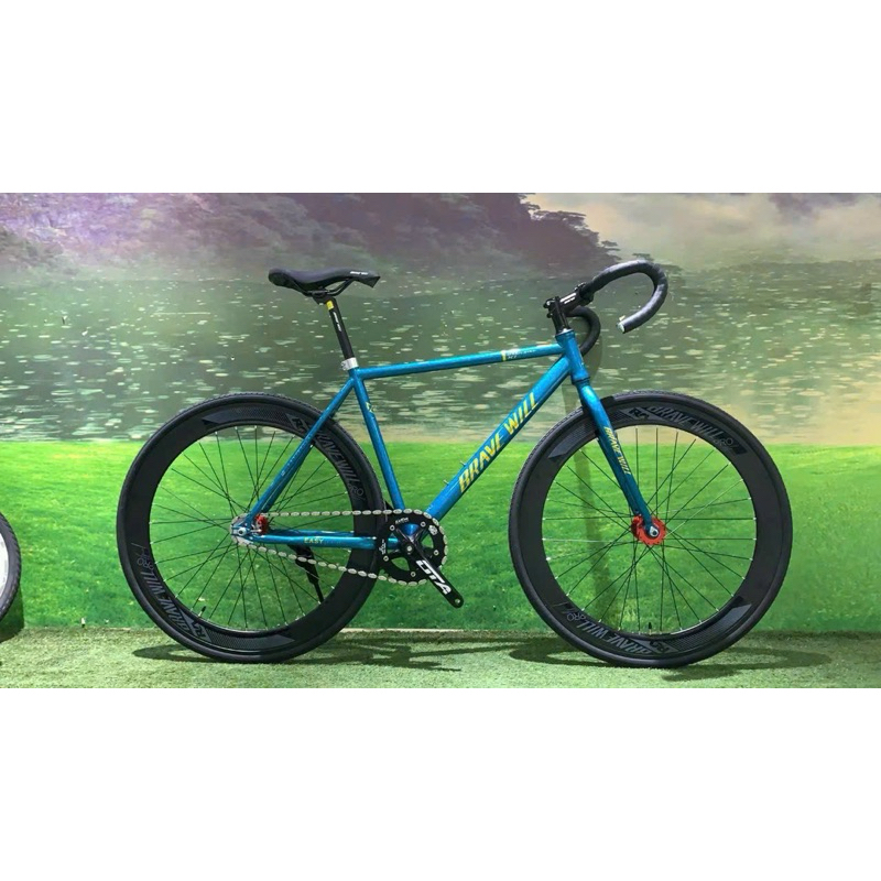 Xe đạp Fix Gear BraveWill X1  tay cong bánh 700cc năm 2023