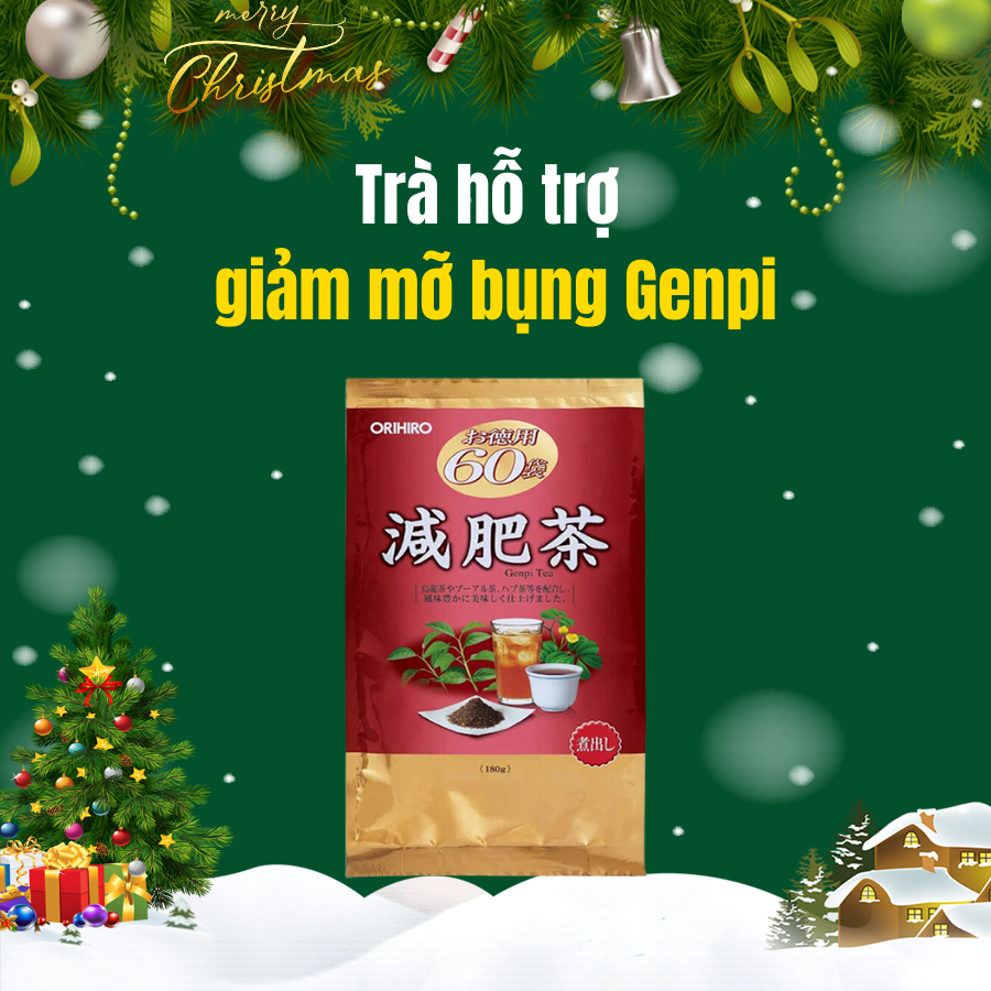 Trà giảm mỡ bụng Genpi Orihiro 60 gói