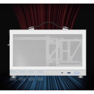 [PCNGON] Vỏ case máy tính Mini ITX Shiny Snake S400 - Trắng (Type C, Riser 3.0)
