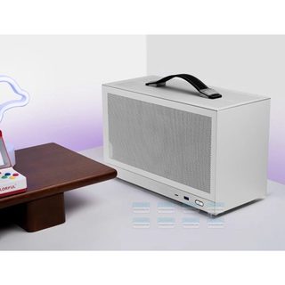 [PCNGON] Vỏ case máy tính Mini ITX Shiny Snake S400 - Trắng (Type C, Riser 3.0)