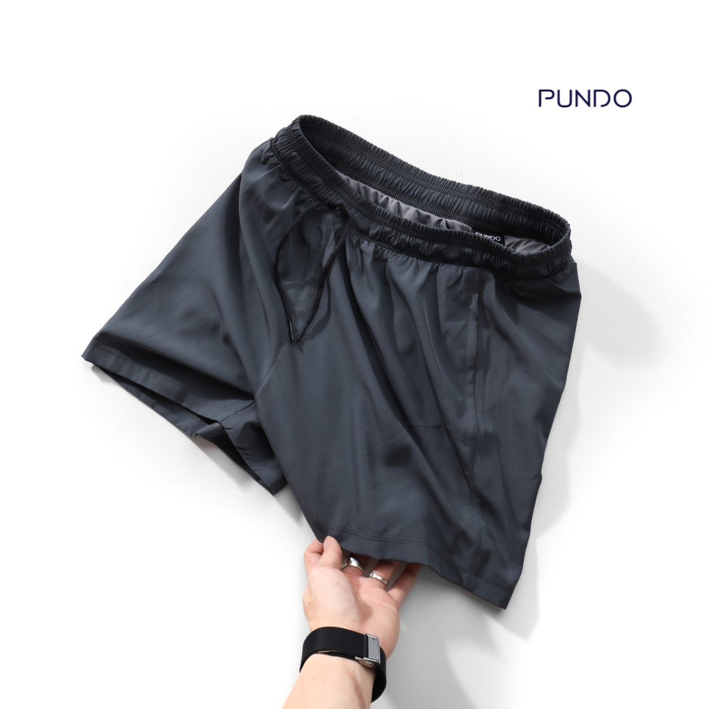 Quần short thể thao nam cao cấp chất liệu spandex có lớp lót PUNDO QSPD22