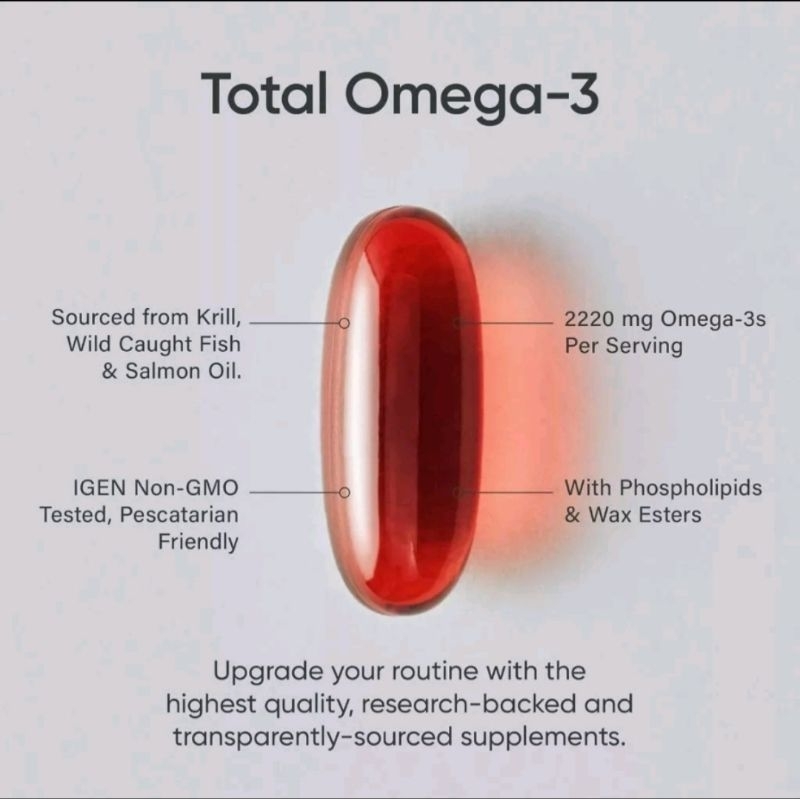 Dầu Omega3 2200mg Đại Dương Phổ Rộng Số 1 Tại Mỹ, Krill Oil, Astaxanthin, Độ_n_g V_ật Phù Du Sports Research