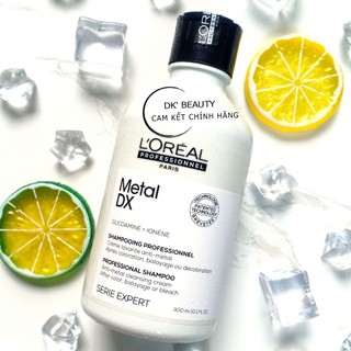 Dầu Gội Thải Độc Cho Tóc Nhuộm, Tẩy Giúp Tóc Khỏe Mềm Mượt Và Bóng Mượt Loreal Professionnel - Metal DX 300ml