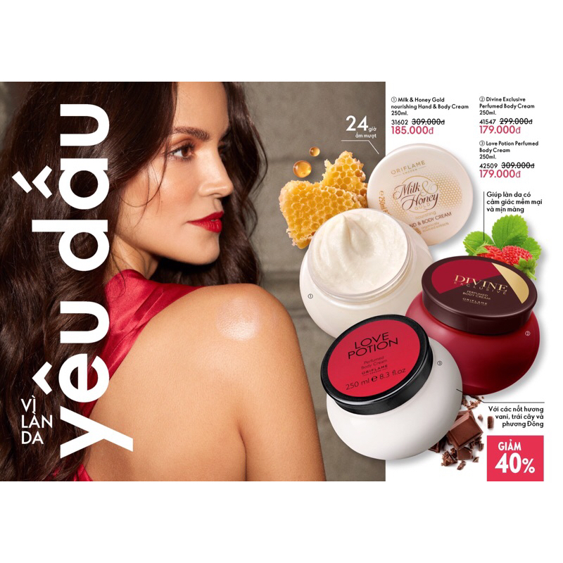 KEM DƯỠNG BODY,KEM DƯỠNG DA TOÀN THÂN LOVE 250ml