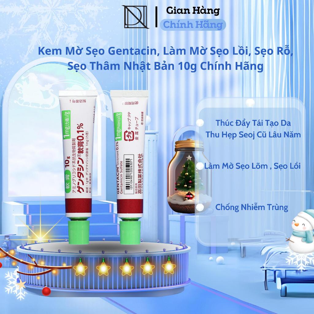 Kem Mờ Sẹo Gentacin, Làm Mờ Sẹo Lồi, Sẹo Rỗ, Sẹo Thâm Nhật Bản 10g Chính Hãng