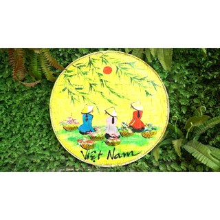 Mẹt tre vẽ phong cảnh, trang trí - giao ngẫu nhiên