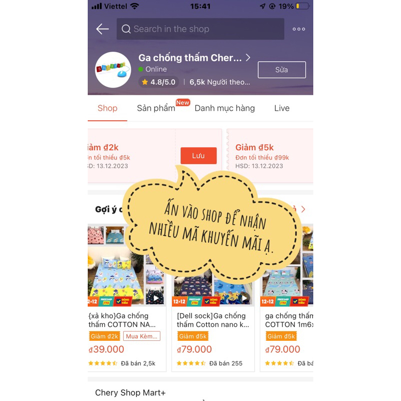 Ga chống thấm cotton 2 lớp dành cho đệm 15f và 20f