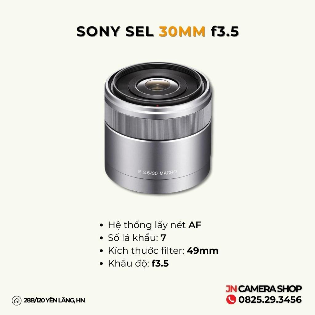 Ống kính SONY SEL 30MM f3.5 Macro