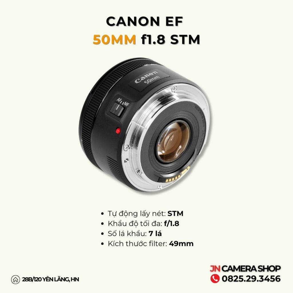 Ống Kính Canon EF 50mm F/1.8 STM