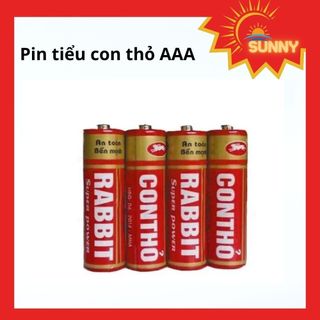 Pin con thỏ mới Hàng loại 1 chuẩn công ty , Pin tiểu con thỏ lắp điều khiển đồ chơi trẻ em