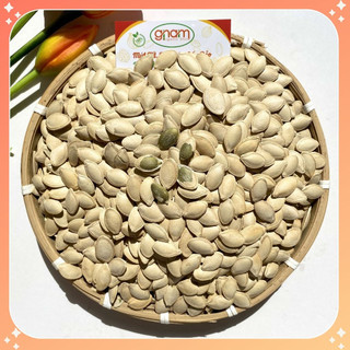 Hạt bí rang củi loại đặc biệt hạt siêu to giòn ngon thơm béo chất lượng trên từng hạt - túi 1kg