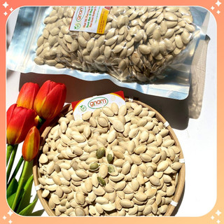 Hạt bí rang muối loại đặc biệt hạt siêu to giòn ngon thơm béo chất lượng - 250g/500g