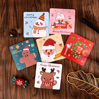 Thiệp chúc mừng Noel loại gập vuông
