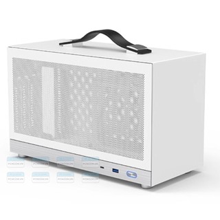 [PCNGON] Vỏ case máy tính Mini ITX Shiny Snake S400 - Trắng (Type C, Riser 3.0)