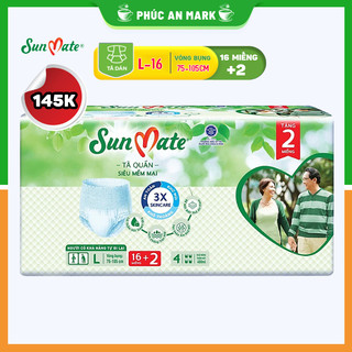 Tã quần sunmate l16+2 - tã quần người lớn