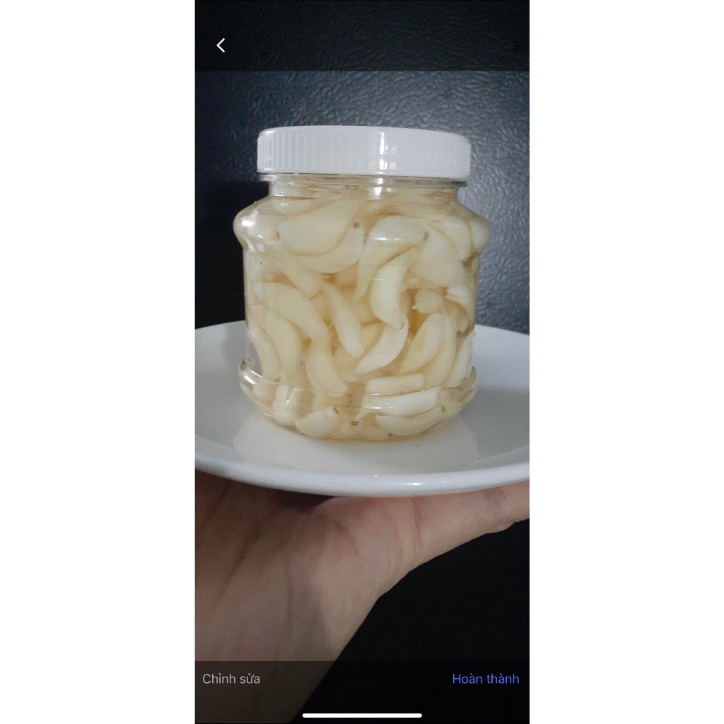 Tỏi Lý Sơn Ngâm Giấm Chua Ngọt 1 hũ