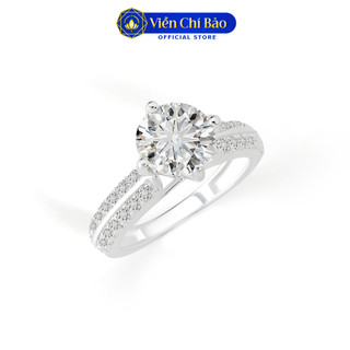 Nhẫn bạc nữ đính đá cao chất liệu bạc s925 - viễn chí bảo n400615