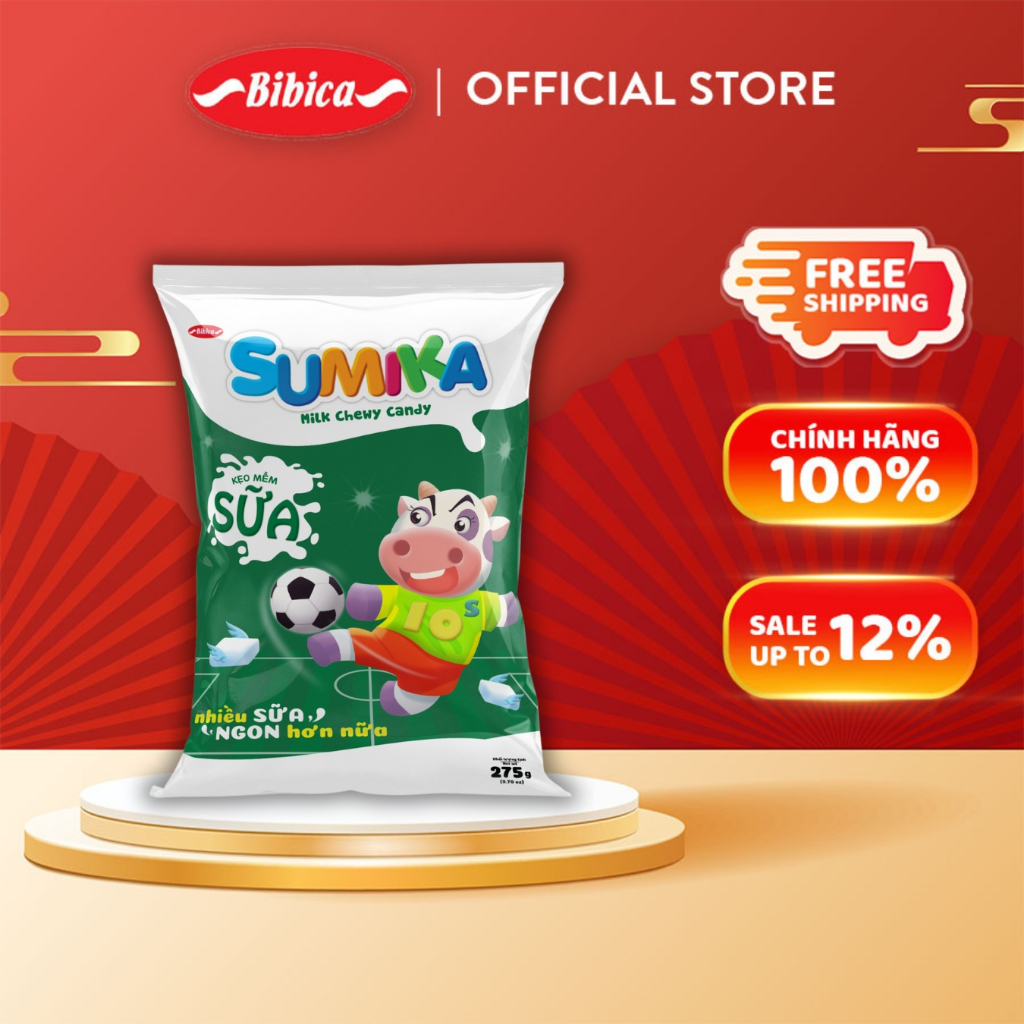 Kẹo Mềm Sumika Sữa Bibica 275g