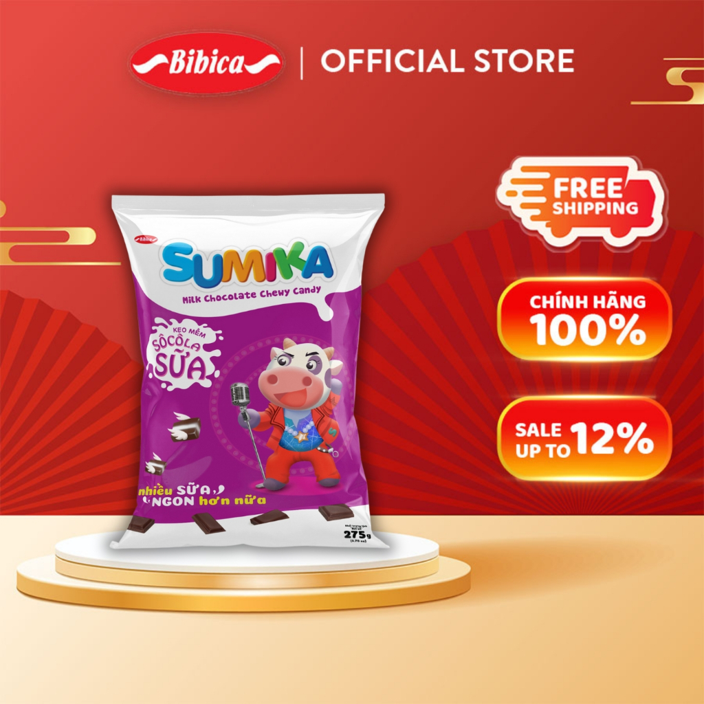 Kẹo Mềm Sumika Sữa Bibica 275g