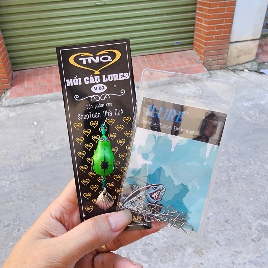 Nhái Hơi TNQ Chính Hãng - V01 - V02 Tặng Kèm Khóa snap iLure