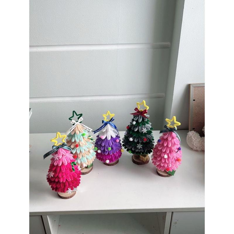 SET NGUYÊN LIỆU làm cây thông noel bằng kẽm nhung -Diy quà tặng cho bạn bè, người thân trang trí giáng sinh