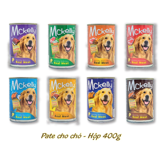Pate cho chó Mckelly lon 400g