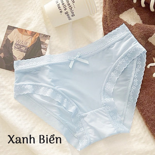 Quần lót nữ lụa mềm mại cạp ren cao cấp đủ size