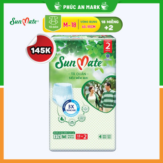 Tã quần sunmate m18+2 - tã quần người lớn
