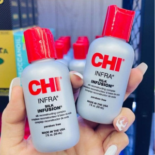 Tinh dầu dưỡng bóng tóc chi silk infusion 59ml