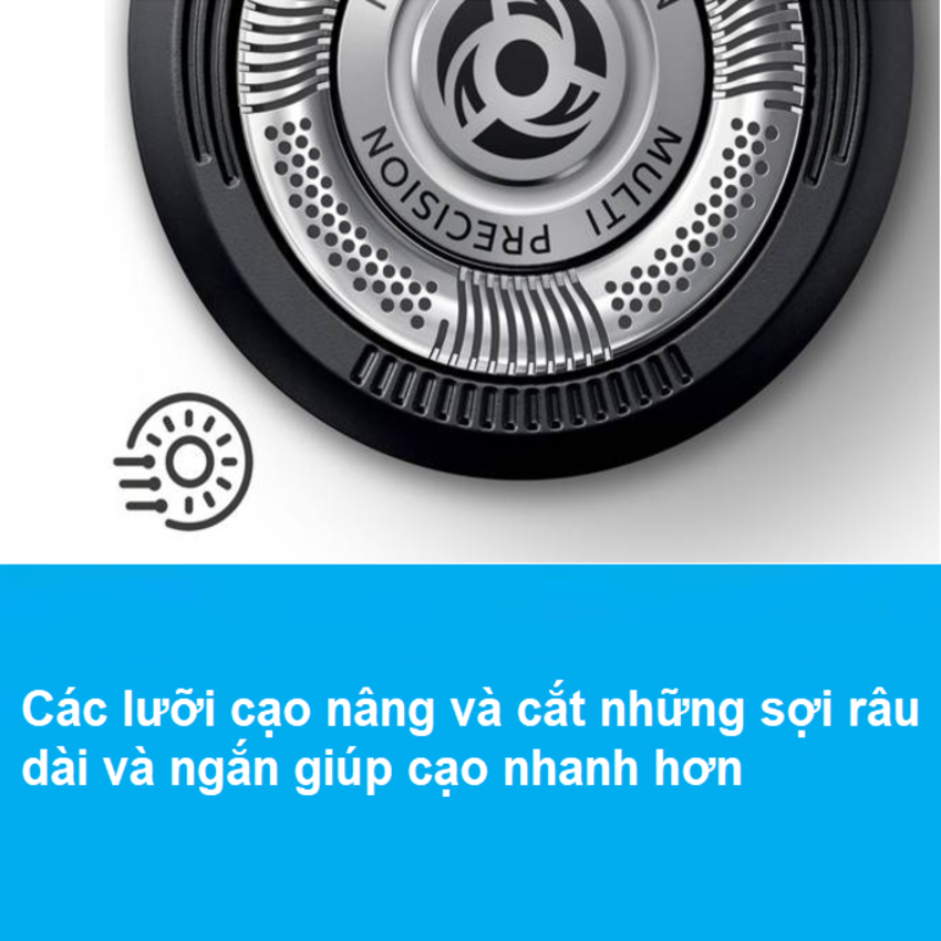 Máy cạo râu khô và ướt cao cấp nhãn hiệu Philips Norelco S5940/88 - CHÍNH HÃNG HÀ LAN