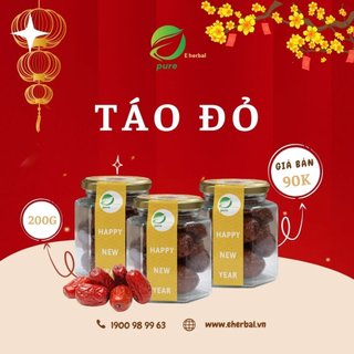 Táo đỏ sấy khô (hộp 200g)