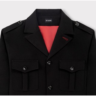 Áo Khoác Đen Basic ROY DESIGN - Military Jacket