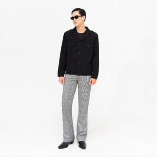 Áo Khoác Đen Basic ROY DESIGN - Military Jacket