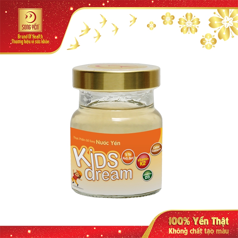 Nước Yến Dành Cho Trẻ Em Kids Dream - Yến Sào Song Yến (Lốc 6 Lọ x 70ml)