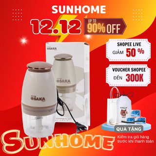 Máy xay sinh tố osaka, xay thức ăn, thịt cá, xay đá, xay hoa quả dung tích 700ml công suất 350w nhỏ gọn tiện lợi