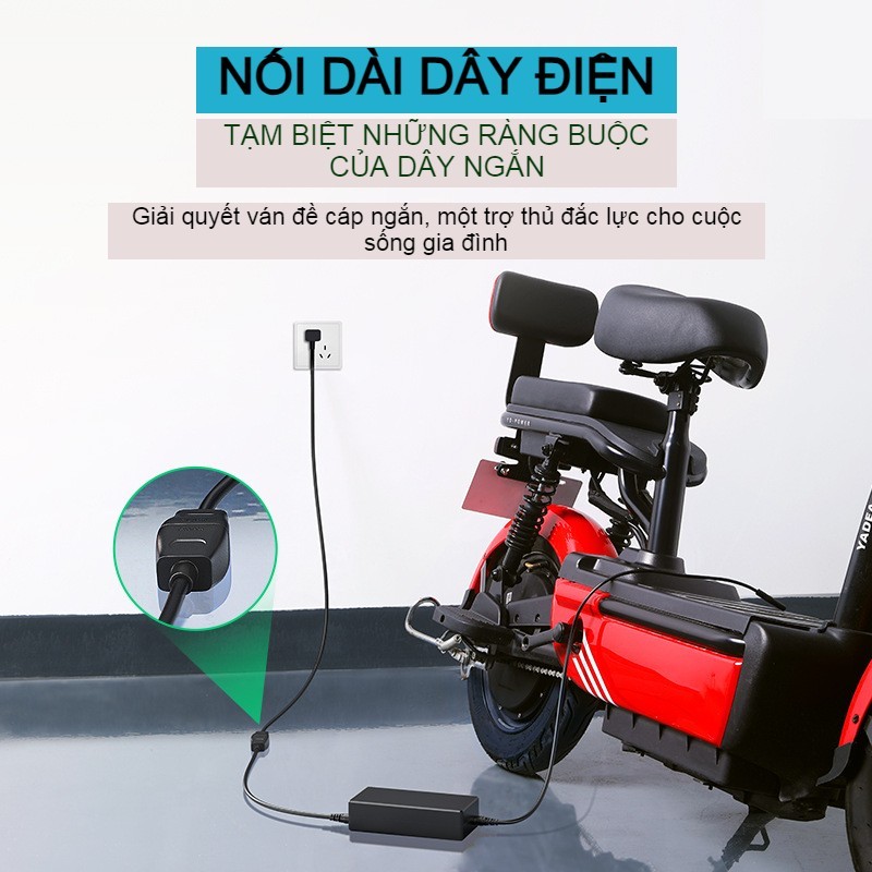 Dây điện nối dài ổ cắm Ugreen, lõi đồng nguyên chất, chịu tải 2500W, an toàn, chống cháy, chống giật, bảo hành 12 tháng