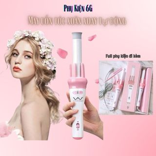  Máy uốn tóc xoăn xoay tự động 360° VIVID & VOGUE máy làm tóc uốn xoăn tự động 