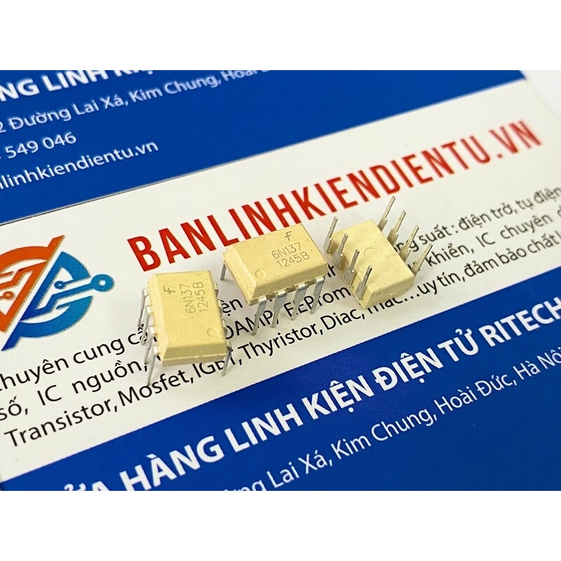 6N137 Opto cách ly quang DIP-8 hàng chính hãng